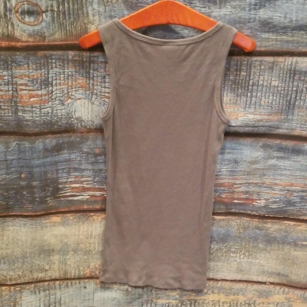 NWOT NEVER WORN Hybrid Tees Gray "Robot" Tank! - Picture 5 of 5